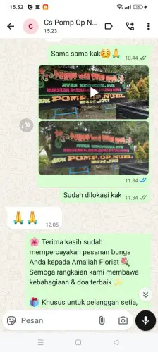 Testimonial Papan Bunga kota harapan indah
